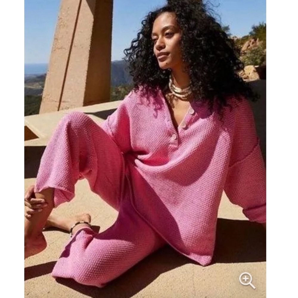 Free People Pink Sweater